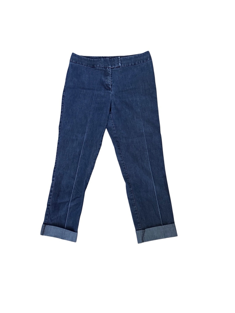 Unlisted Dark Blue Boyfriend Jeans with Cuffed Hem